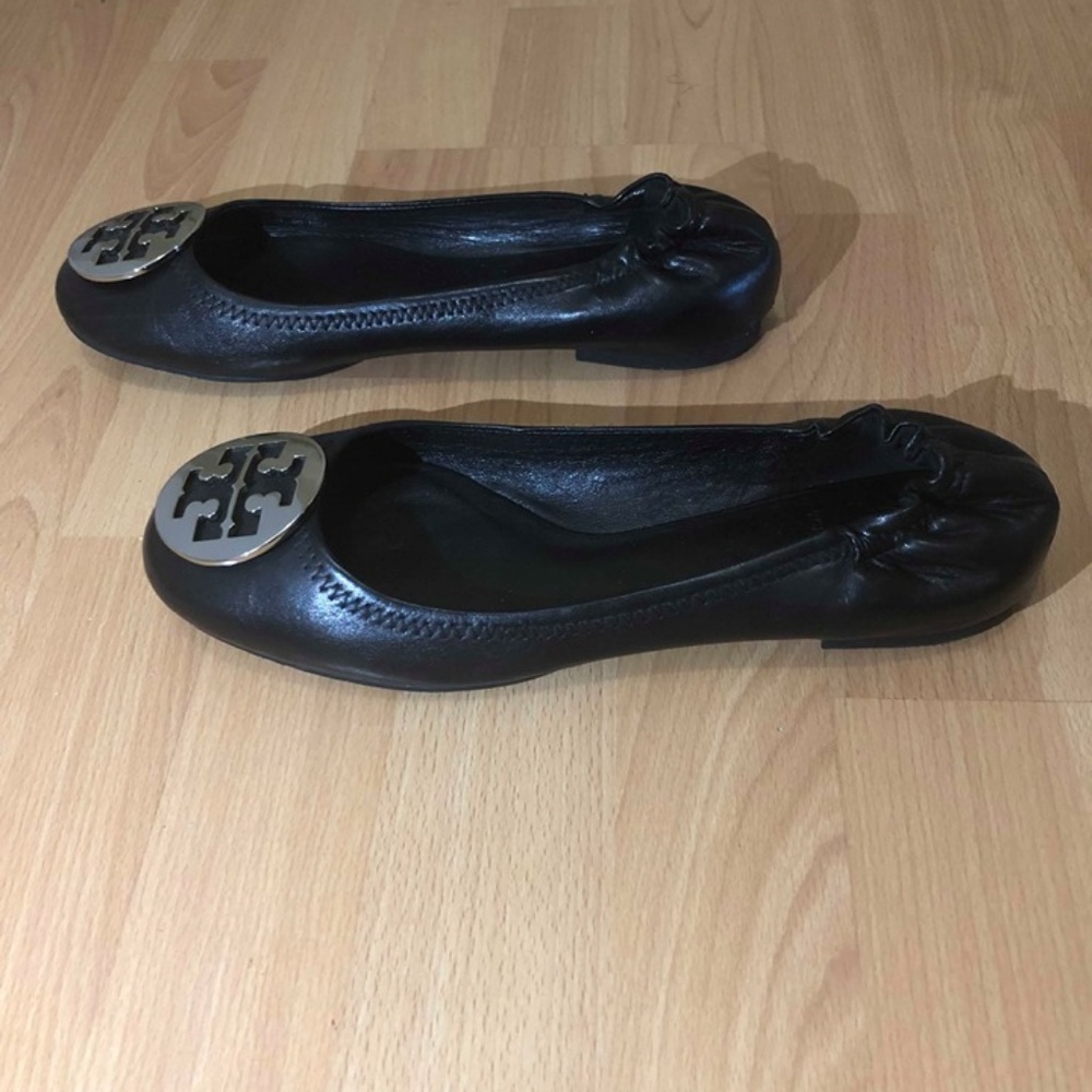 TORY BURCH Women's Classic Reva Ballet Shoes Sz 10